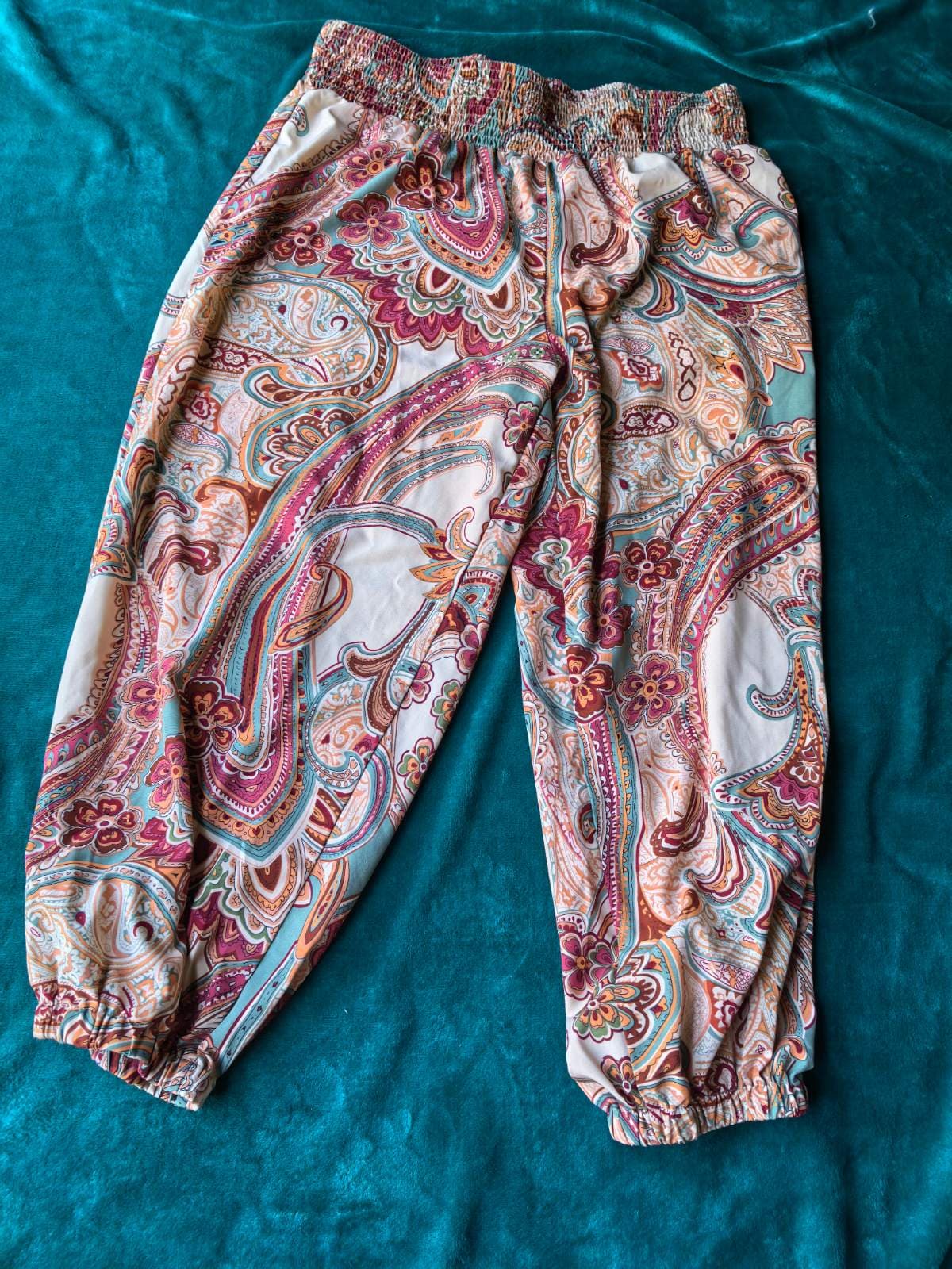 Paisley print cropped harem pants, photo 2